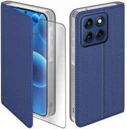 krainaGSM Etui z klapką do Motorola Edge 60 | 60 Fusion Zamykane Futerał + Folia