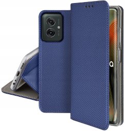 krainaGSM Etui do Motorola Moto G55 5G SMART MAGNET CASE PORTFEL + SZKŁO 9H