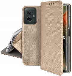 krainaGSM Etui do Motorola Moto G55 5G SMART MAGNET CASE PORTFEL + SZKŁO 9H