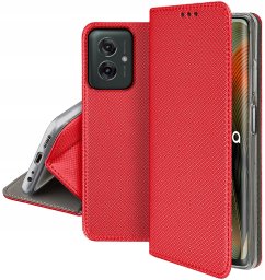 krainaGSM Etui do Motorola Moto G55 5G SMART MAGNET CASE PORTFEL + SZKŁO 9H
