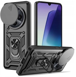 krainaGSM Etui do Xiaomi Redmi A4 PANCERNE SLIDE RING CASE + SZKŁO 9H