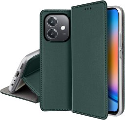 krainaGSM ETUI SKÓRZANE do OPPO A40 | A40M MAGNETYCZNE BOOK CASE TOKRA SZKŁO 9H