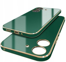 Etui do Xiaomi Redmi 13C | Poco C65 GOLDEDGE CASE + Szkło 9H