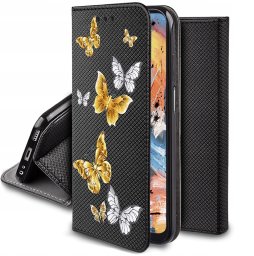 krainaGSM Etui do Tecno Spark 10 Pro MAGNET WZORY CASE PORTFEL + SZKŁO OCHRONNE 9H