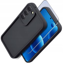 Etui do Samsung S20 FE silikonowe MATOWE + Szkło ochronne na ekran 9H