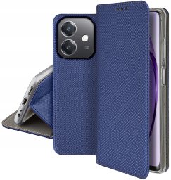 krainaGSM Etui do Oppo A40 | A40M SMART MAGNET CASE PORTFEL + SZKŁO 9H