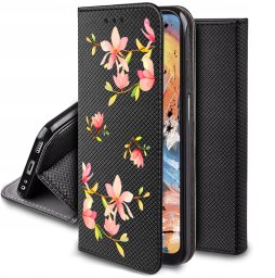 krainaGSM Etui do Tecno Spark 10 Pro MAGNET WZORY CASE PORTFEL + SZKŁO OCHRONNE 9H