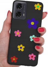 krainaGSM Etui do Motorola Moto G24 | G24 POWER | G04 CASE WZORY MATT PLECKI + SZKŁO