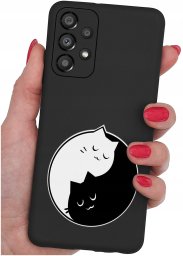 ETUI do Samsung Galaxy A53 5G WZORY |SILIKONOWE MATT CASE + SZKŁO 9H