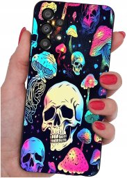 krainaGSM ETUI do Samsung Galaxy A53 5G WZORY |SILIKONOWE MATT CASE + SZKŁO 9H