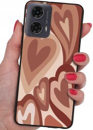 krainaGSM Etui do Motorola Moto G24 | G24 POWER | G04 CASE WZORY MATT PLECKI + SZKŁO