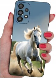krainaGSM ETUI do Samsung Galaxy A53 5G WZORY |SILIKONOWE MATT CASE + SZKŁO 9H