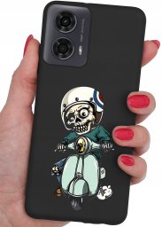krainaGSM Etui do Motorola Moto G24 | G24 POWER | G04 CASE WZORY MATT PLECKI + SZKŁO