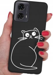 krainaGSM Etui do Motorola Moto G24 | G24 POWER | G04 CASE WZORY MATT PLECKI + SZKŁO