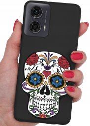 krainaGSM Etui do Motorola Moto G24 | G24 POWER | G04 CASE WZORY MATT PLECKI + SZKŁO