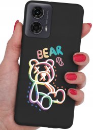 krainaGSM Etui do Motorola Moto G24 | G24 POWER | G04 CASE WZORY MATT PLECKI + SZKŁO