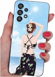 krainaGSM ETUI do Samsung Galaxy A53 5G WZORY |SILIKONOWE MATT CASE + SZKŁO 9H