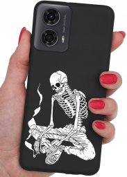 krainaGSM Etui do Motorola Moto G24 | G24 POWER | G04 CASE WZORY MATT PLECKI + SZKŁO