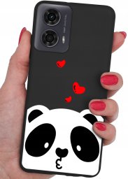 krainaGSM Etui do Motorola Moto G24 | G24 POWER | G04 CASE WZORY MATT PLECKI + SZKŁO