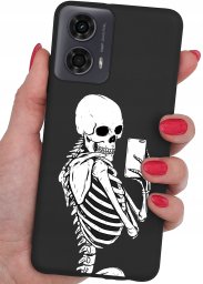 krainaGSM Etui do Motorola Moto G24 | G24 POWER | G04 CASE WZORY MATT PLECKI + SZKŁO