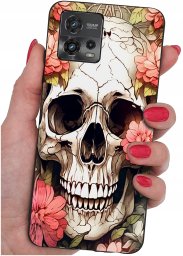 Etui do Motorola Moto G72 WZORY |SILIKONOWE MATT CASE + SZKŁO 9H