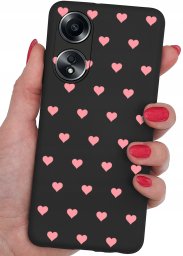 Etui do Oppo A38 4G CASE WZORY SOFT MATT PLECKI + SZKŁO OCHRONNE 9H