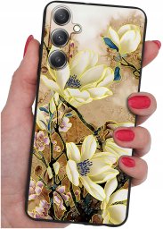 krainaGSM Etui do Samsung Galaxy M55 5G WZORY |SILIKONOWE MATT CASE + SZKŁO 9H