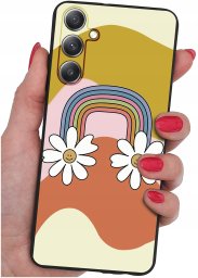 krainaGSM Etui do Samsung Galaxy M55 5G WZORY |SILIKONOWE MATT CASE + SZKŁO 9H