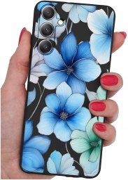 krainaGSM Etui do Samsung Galaxy M55 5G WZORY |SILIKONOWE MATT CASE + SZKŁO 9H