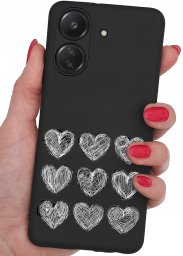 Etui do Xiaomi Redmi 13C | Poco C65 CASE WZORY MATT PLECKI +SZKŁO 9H