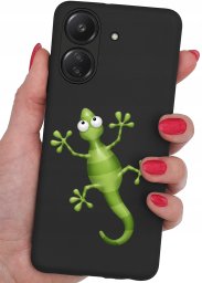 krainaGSM Etui do Xiaomi Redmi 13C | Poco C65 CASE WZORY MATT PLECKI +SZKŁO 9H