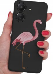 krainaGSM Etui do Xiaomi Redmi 13C | Poco C65 CASE WZORY MATT PLECKI +SZKŁO 9H