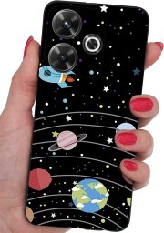 Etui do Xiaomi Redmi 13 4G WZORY |SILIKONOWE MATT CASE + SZKŁO 9H