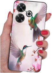 Etui do Xiaomi Redmi 13 4G WZORY |SILIKONOWE MATT CASE + SZKŁO 9H