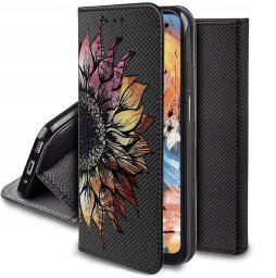 Etui Honor 90 Lite 5G MAGNET WZORY CASE PORTFEL + SZKŁO 9H