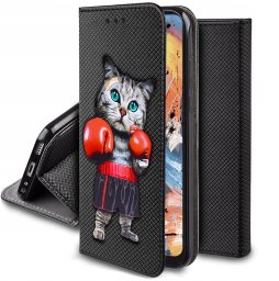 krainaGSM Etui Motorola Moto G54 5G|Power Edition MAGNET WZORY CASE PORTFEL +SZKŁO 9H