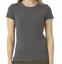 Women's T-shirt Slim Organic - Shadow Grey - L/Regular