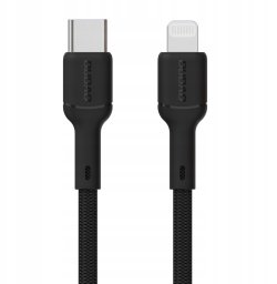 Kabel USB Dudao USB-C - Lightning 2 m Czarny (6976625334582)