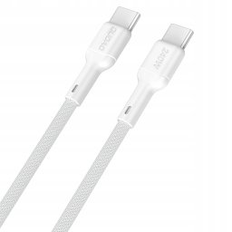 Kabel USB Dudao USB-C - USB-C 1.2 m Biały (6976625334995)