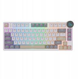 ROYAL KLUDGE RK N80 Pearly Dawn Gaming Keyboard Brown switch