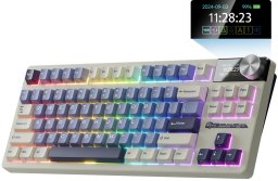 ROYAL KLUDGE RK S85 Horizon Blue Gaming Keyboard Beige switch