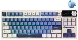 ROYAL KLUDGE RK S85 Horizon Blue Gaming Keyboard Cloud switch