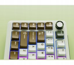 Klawiatura Royal Kludge RK L75 Palm Green Beżowe (RK-L75-PLMGRN-BEGSW-US)