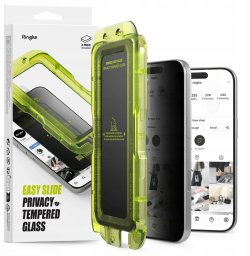Szkło prywatyzujące Ringke Easy Slide do Apple iPhone 17 Pro Max Privacy [2 PACK]