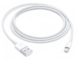 Kabel USB Apple Lightning - USB-A 1 m Biały (4547597815526)