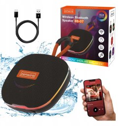 Głośnik Bluetooth Mały Przenośny Bezprzewodowy Boombox z Radiem FM MP3 13W Zenwire BS-07