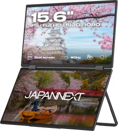 JAPANNEXT 39,6cm JN-DMD-IPS156F Dual-Monitor M-Touch FHD
