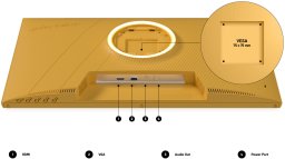 MonitorJapanNextJAPANNEXT 60,5cm JN-I238FHD120F-HSP-YE 16:9 HDMI żółty FHD
