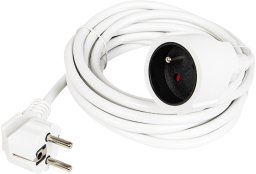 Blow 98-793# Przedłużacz sieciowy pr-160 1-gniazdo z uziemieniem 5m biały (3x1,5mm)