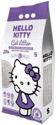 Żwirek dla kota LITTY KITTY Hello Kitty żwirek bentonit dla kota lawendowy 5L